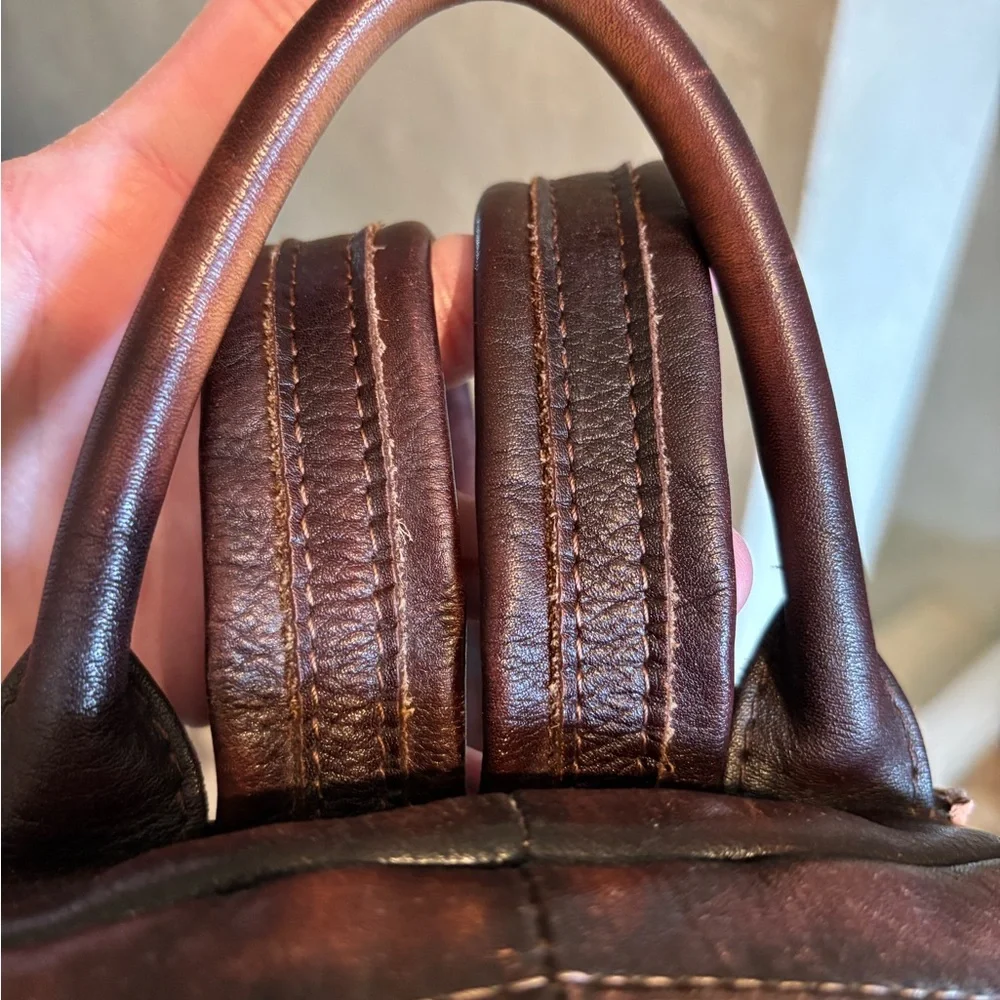 Classic Brown Leather Women's Backpack
